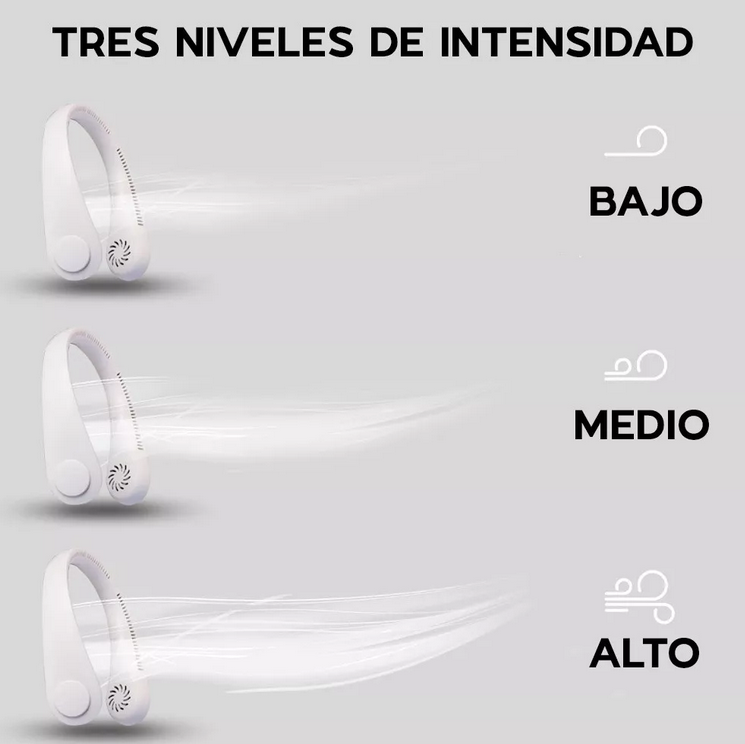 Ventilador de Cuello Portátil y Recargable ⚡🌬️